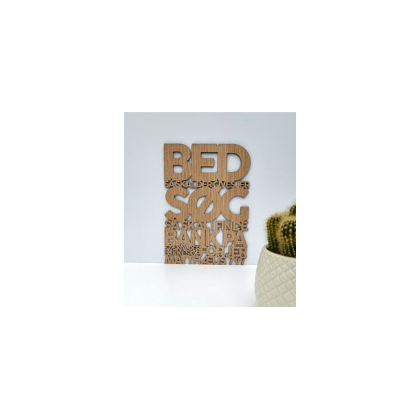 Bibelord i lyst tr - Matt. 7,7