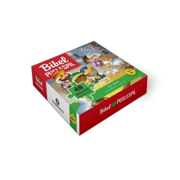Bibel Puslespil med bibelvers - Den f�rste Jul
