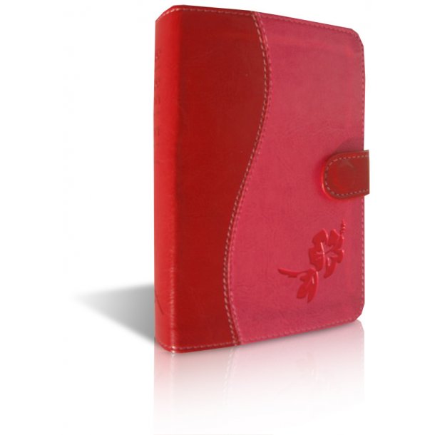 Bibelen p Hverdagsdansk (lommeformat i rdt/pink PU-skind)