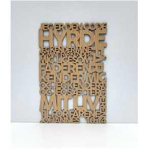 Bibelord i lyst tr - Joh. 10:14