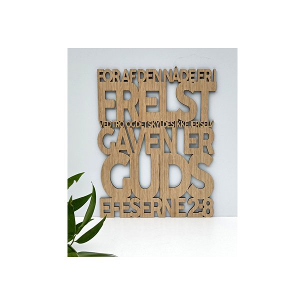 Bibelord i lyst tr - Ef. 2,8