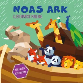 Noas ark, klistermrke-malebog
