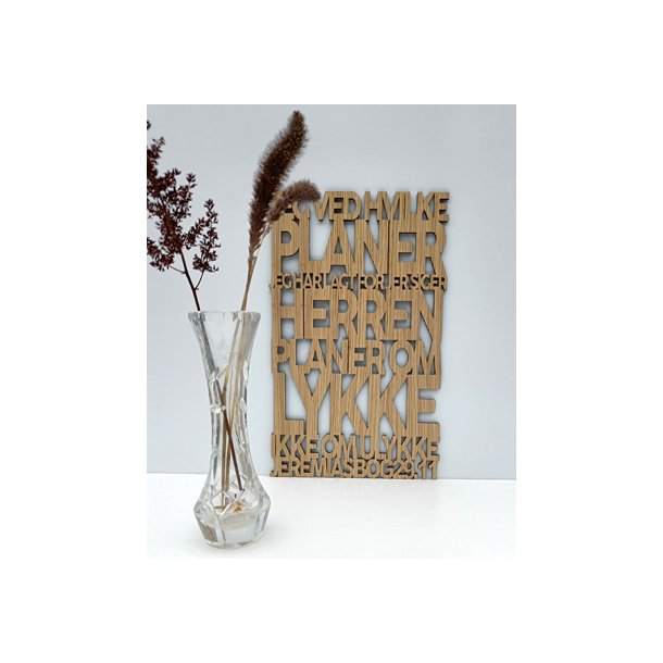 Bibelord i lyst tr - Jer. 29,11