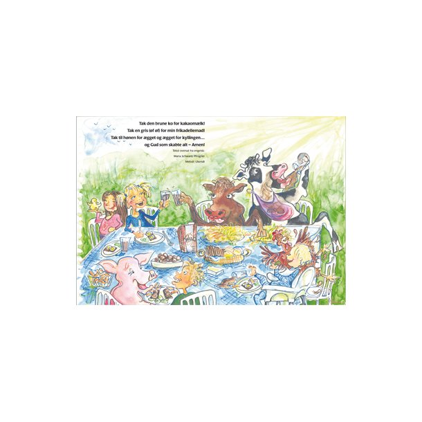 Tak for mad - bordvers for brn - af Maria Schmidt